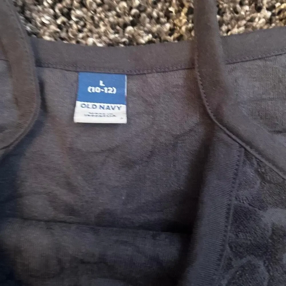 Old navy navy grayblue floral